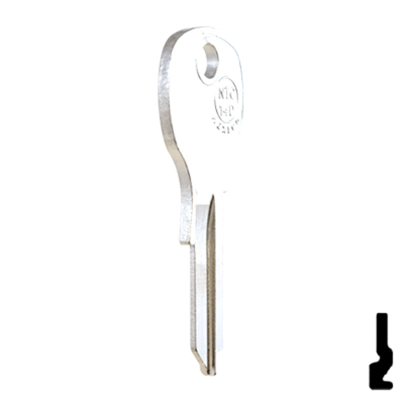 Uncut Key Blank | National Cabinet | 1646, NTC-14D All JMA USA