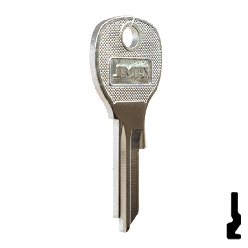 Uncut Key Blank | National Cabinet | 1646, NTC-14D All JMA USA