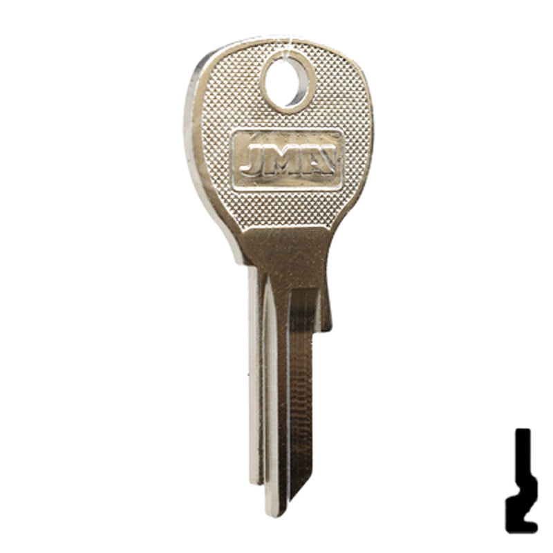 Uncut Key Blank | National Cabinet | 1646, NTC-14D All JMA USA