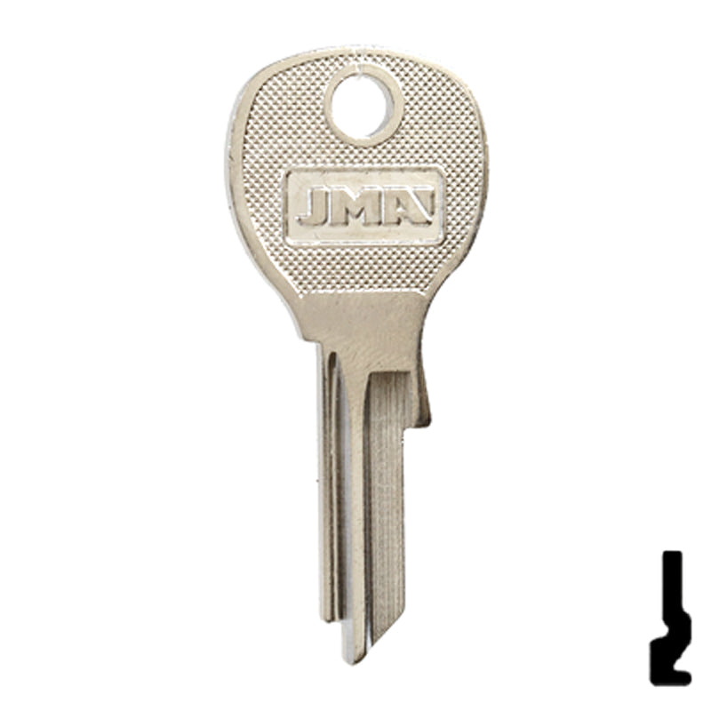 Uncut Key Blank | National Cabinet | 1646, NTC-14D All JMA USA