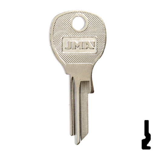 Uncut Key Blank | National Cabinet | 1646, NTC-14D All JMA USA