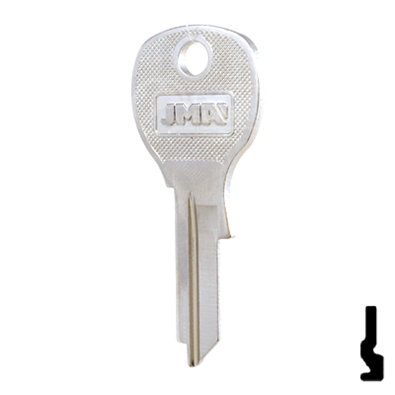 Uncut Key Blank | National Cabinet | 1646R, NTC-14 All JMA USA