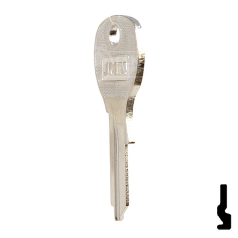 Uncut Key Blank | National Cabinet | 1646R, NTC-14 All JMA USA