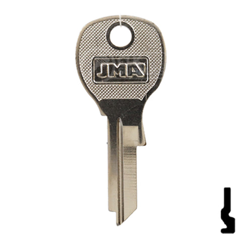 Uncut Key Blank | National Cabinet | 1646R, NTC-14