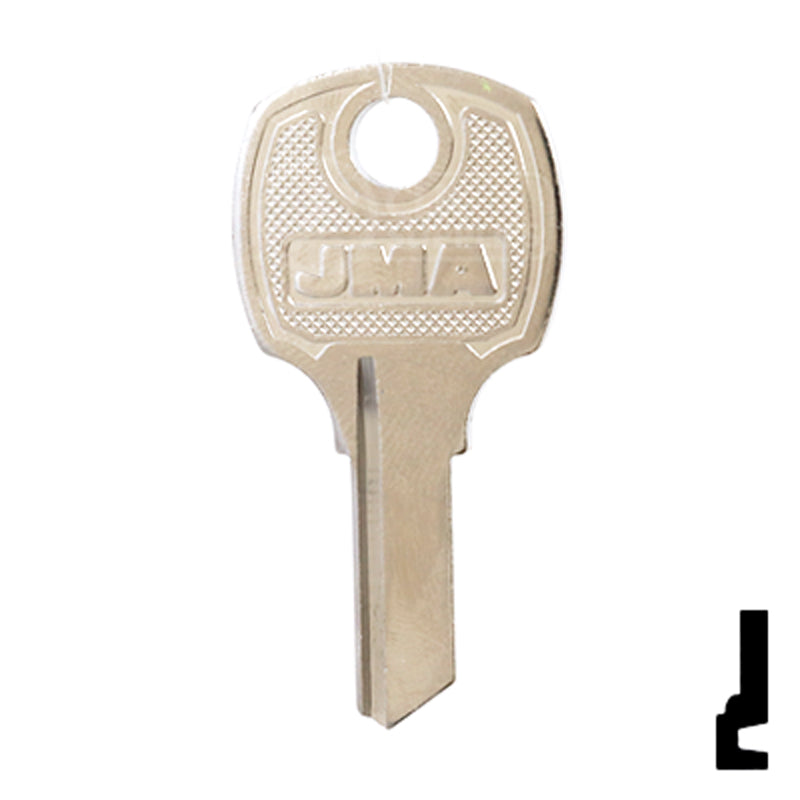 Uncut Key Blank | National Cabinet | NTC-9D All JMA USA