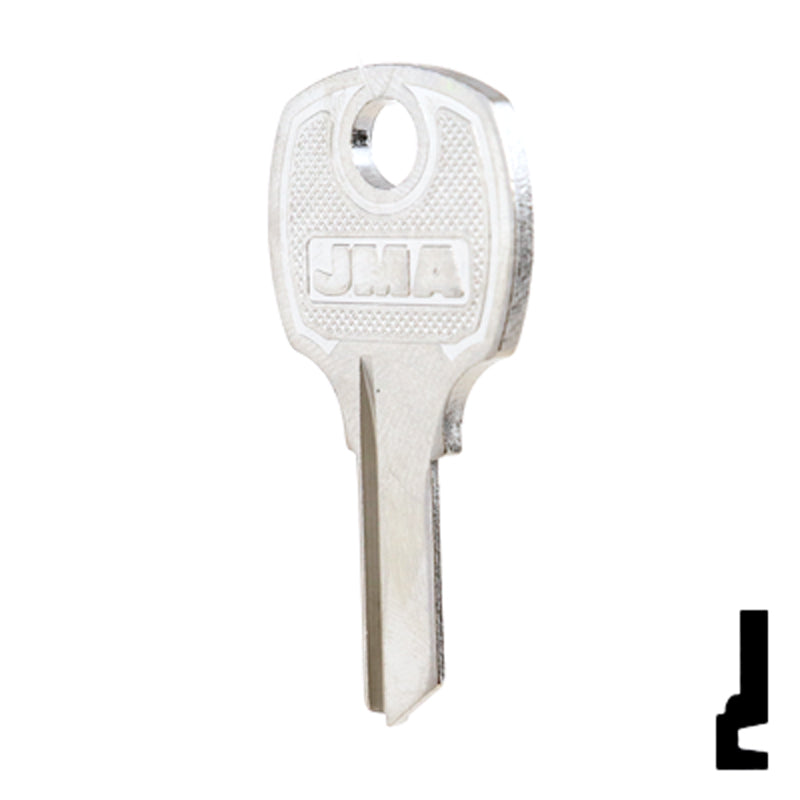 Uncut Key Blank | National Cabinet | NTC-9D All JMA USA