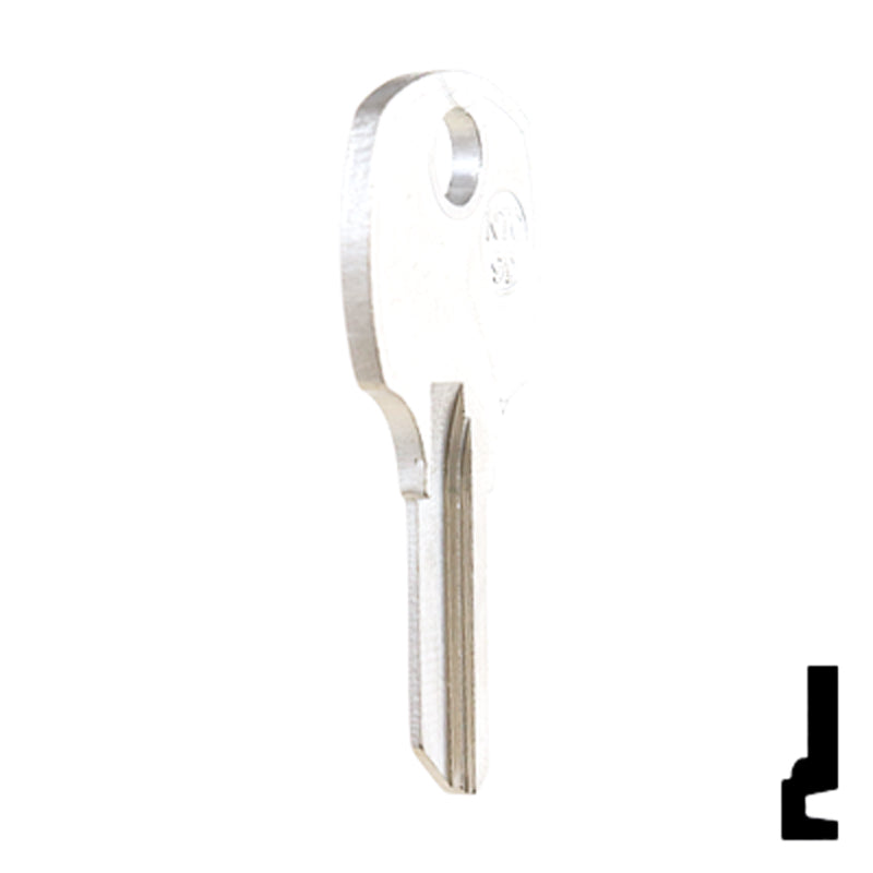 Uncut Key Blank | National Cabinet | NTC-9D All JMA USA