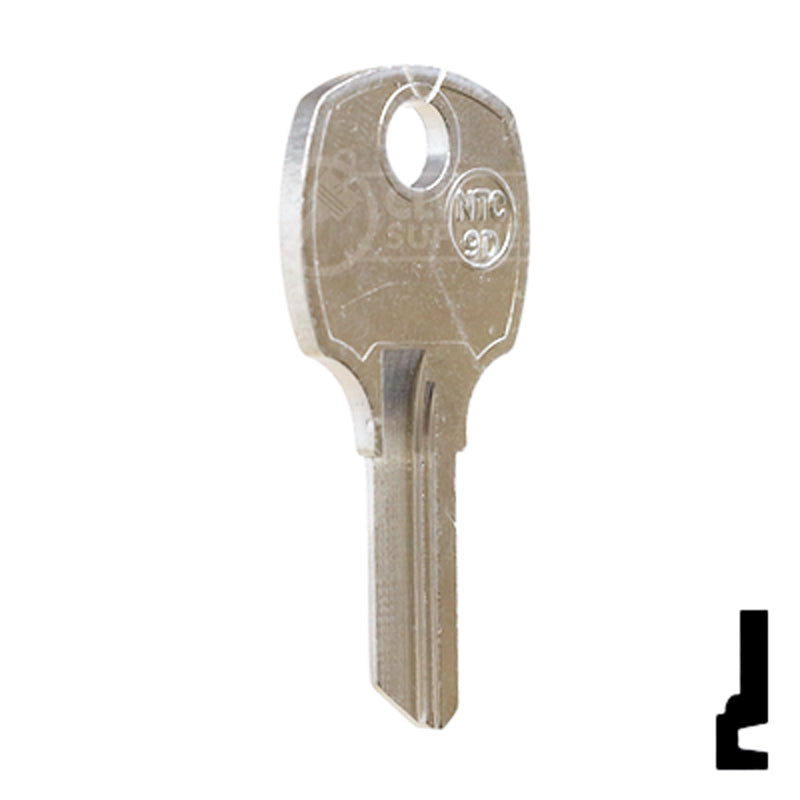 Uncut Key Blank | National Cabinet | NTC-9D All JMA USA