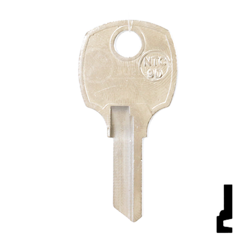 Uncut Key Blank | National Cabinet | NTC-9D All JMA USA