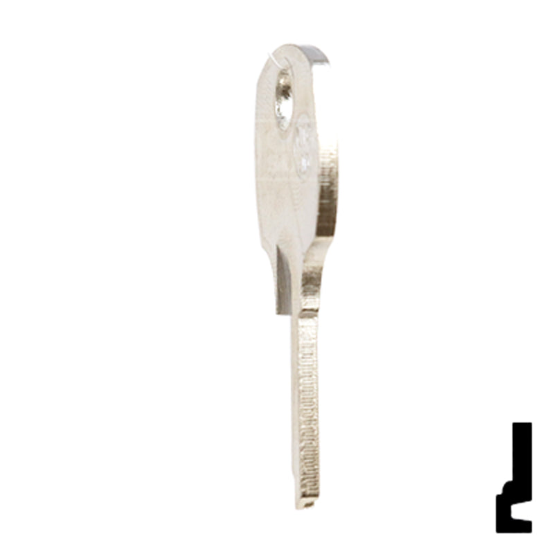 Uncut Key Blank | National Cabinet | NTC-9D All JMA USA