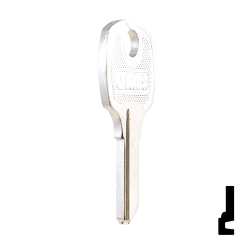 Uncut Key Blank | National Cabinet | NTC-9D All JMA USA