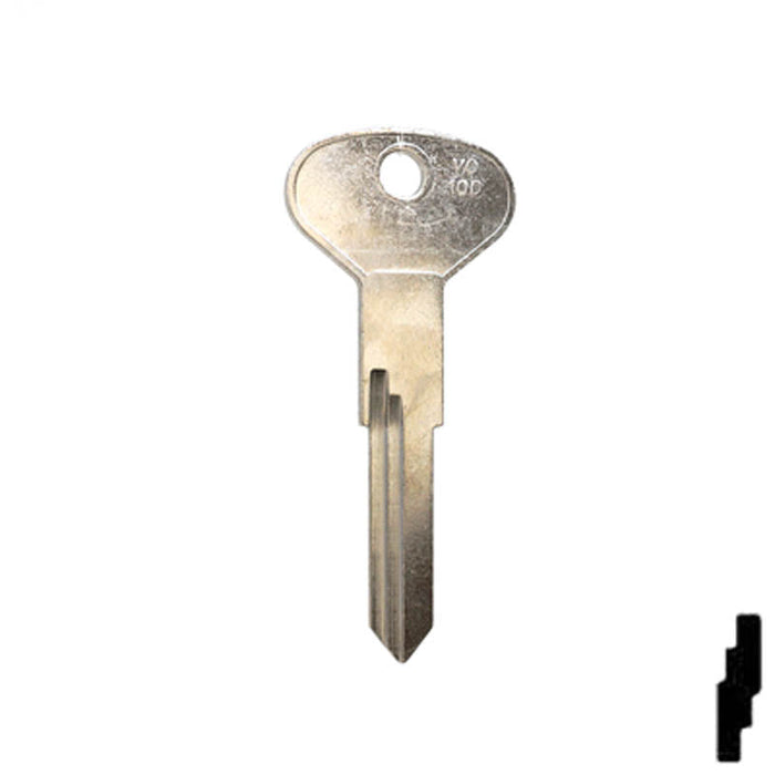 Uncut Key Blank | Volkswagen | VO-10D All JMA USA