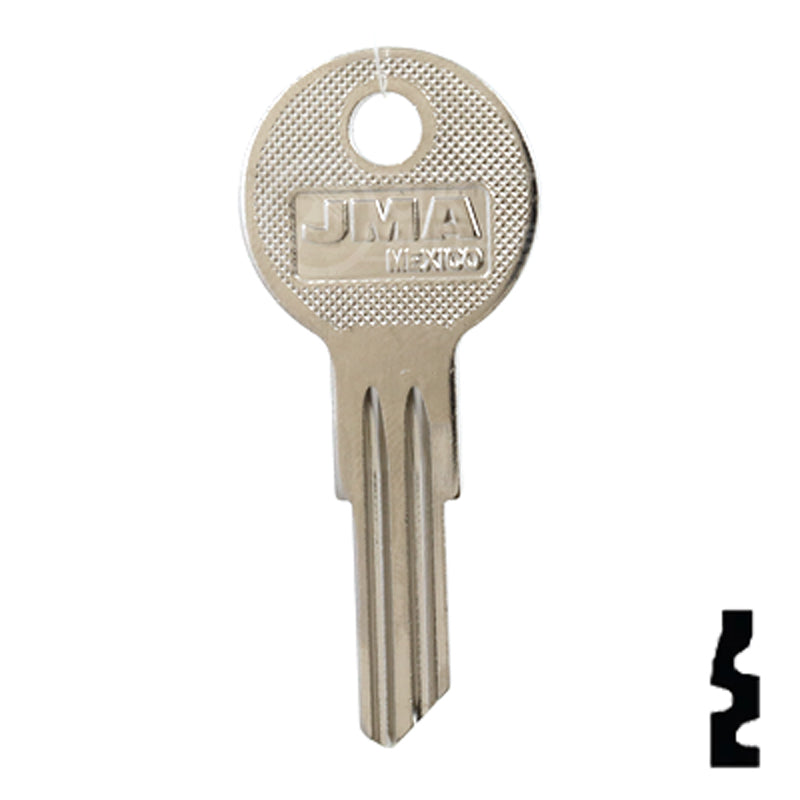 YALE (Y12-NP,O1122A) Key Blank - by JMA All JMA USA