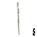 YALE (Y12-NP,O1122A) Key Blank - by JMA All JMA USA