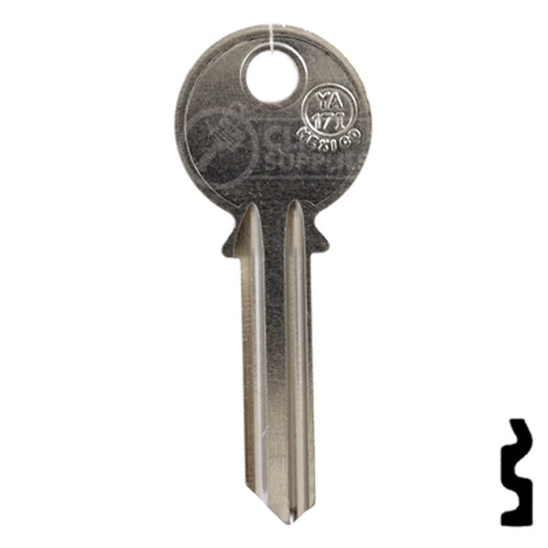 Yale (Y2R, YA-17I) Key Blank NP -by JMA All JMA USA