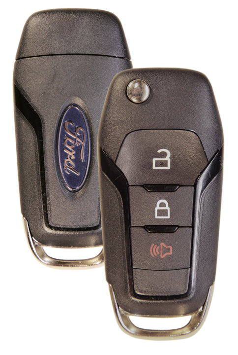 3-Button Flip Remote Head Key Tex 4D-63 (80-Bit) | Ford | 5923667 Automotive Key Strattec