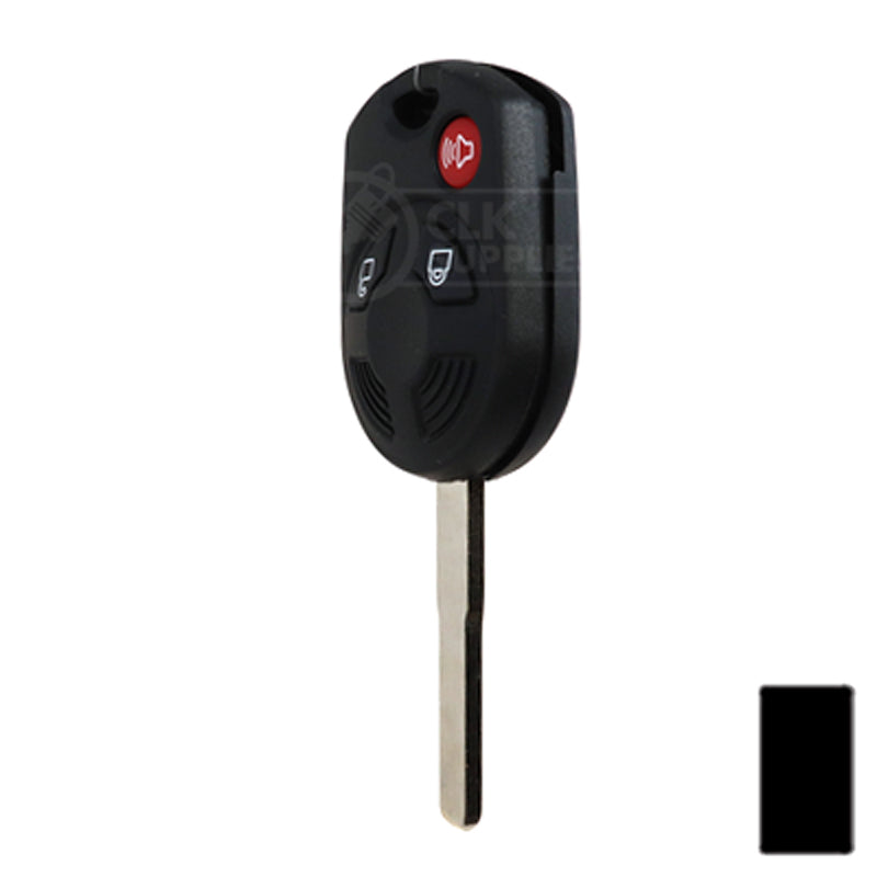 3-Button Remote Head Key Tex 4D-63 (80-Bit) | Ford | 5921707 Automotive Key Strattec