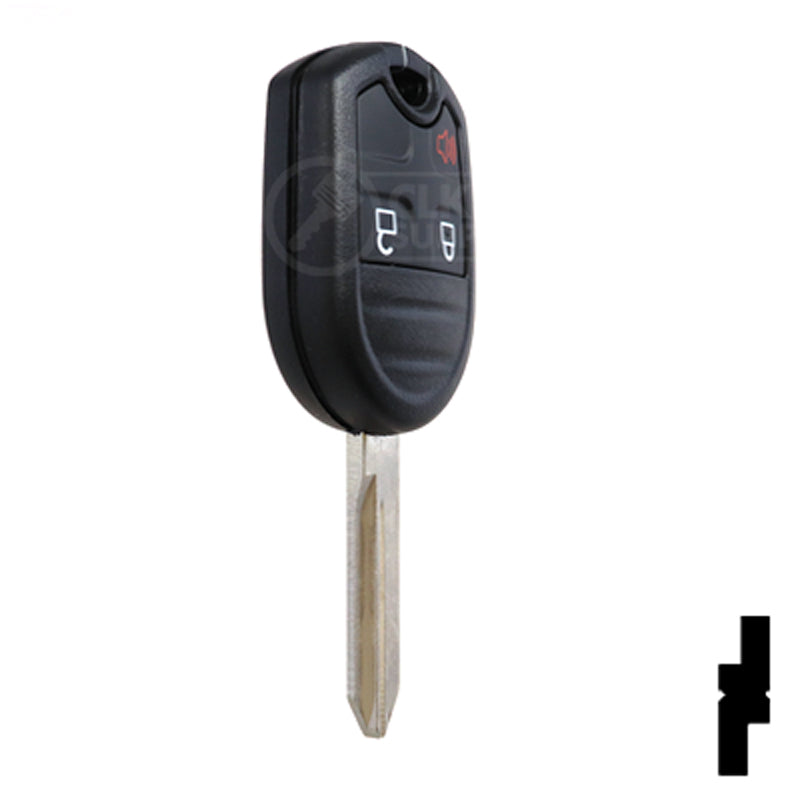 3-Button Remote Head Key w/ Ford Logo 4D-63 (80-Bit) | Ford | 5912560 Automotive Key Strattec