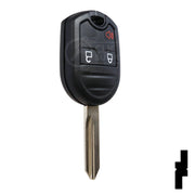3-Button Remote Head Key w/ Ford Logo 4D-63 (80-Bit) | Ford | 5912560 Automotive Key Strattec