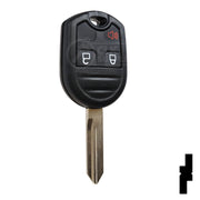 3-Button Remote Head Key w/ Ford Logo 4D-63 (80-Bit) | Ford | 5912560 Automotive Key Strattec