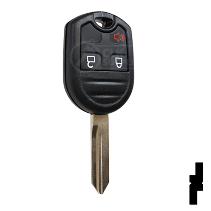 3-Button Remote Head Key w/ Ford Logo 4D-63 (80-Bit) | Ford | 5912560 Automotive Key Strattec