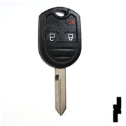 3-Button Remote Head Key w/ Ford Logo 4D-63 (80-Bit) | Ford | 5912560 Automotive Key Strattec