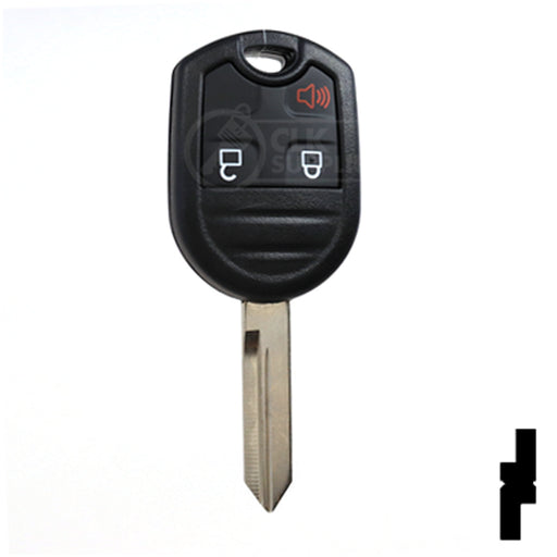 3-Button Remote Head Key w/ Ford Logo 4D-63 (80-Bit) | Ford | 5912560 Automotive Key Strattec