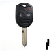 3-Button Remote Head Key w/ Ford Logo 4D-63 (80-Bit) | Ford | 5912560 Automotive Key Strattec