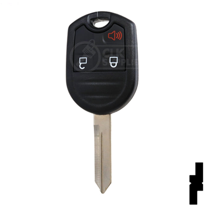 3-Button Remote Head Key w/ Ford Logo 4D-63 (80-Bit) | Ford | 5912560 Automotive Key Strattec