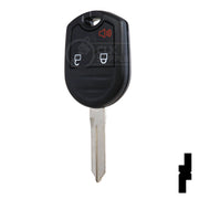 3-Button Remote Head Key w/ Ford Logo 4D-63 (80-Bit) | Ford | 5912560 Automotive Key Strattec