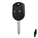 3-Button Remote Head Key w/ Ford Logo 4D-63 (80-Bit) | Ford | 5912560 Automotive Key Strattec