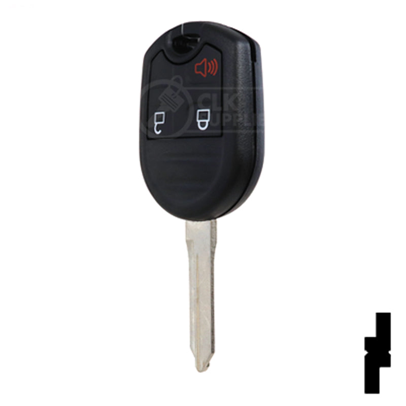 3-Button Remote Head Key w/ Ford Logo 4D-63 (80-Bit) | Ford | 5912560 Automotive Key Strattec