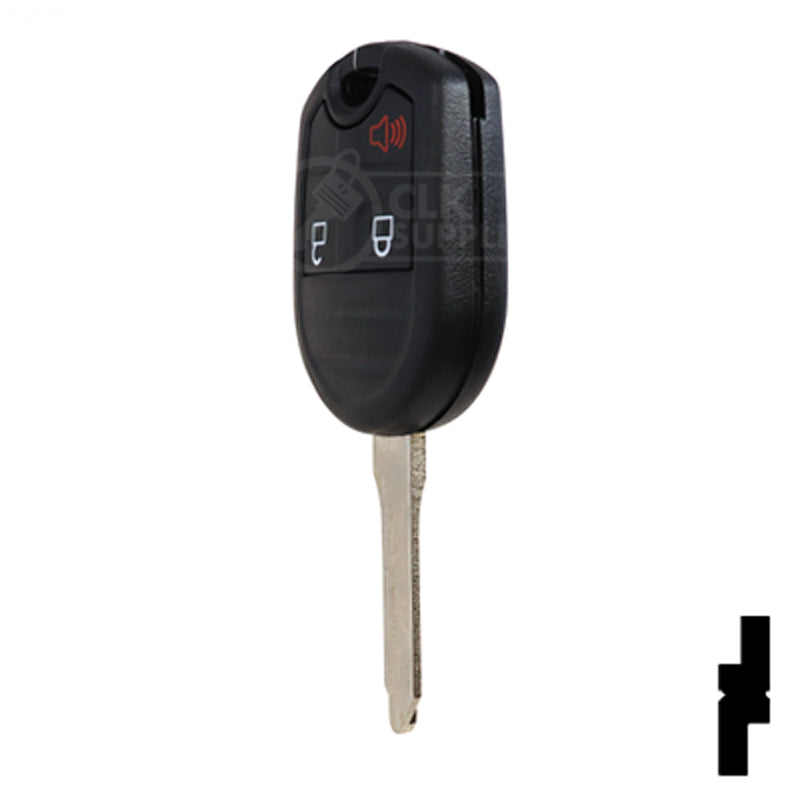 3-Button Remote Head Key w/ Ford Logo 4D-63 (80-Bit) | Ford | 5912560 Automotive Key Strattec