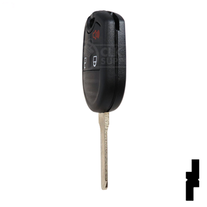 3-Button Remote Head Key w/ Ford Logo 4D-63 (80-Bit) | Ford | 5912560 Automotive Key Strattec