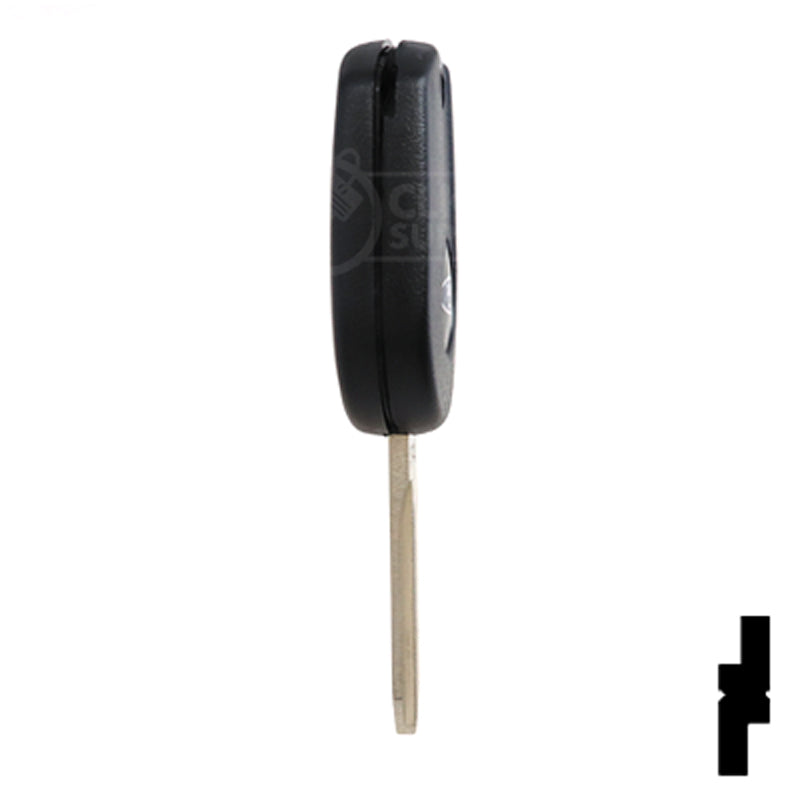 3-Button Remote Head Key w/ Ford Logo 4D-63 (80-Bit) | Ford | 5912560 Automotive Key Strattec