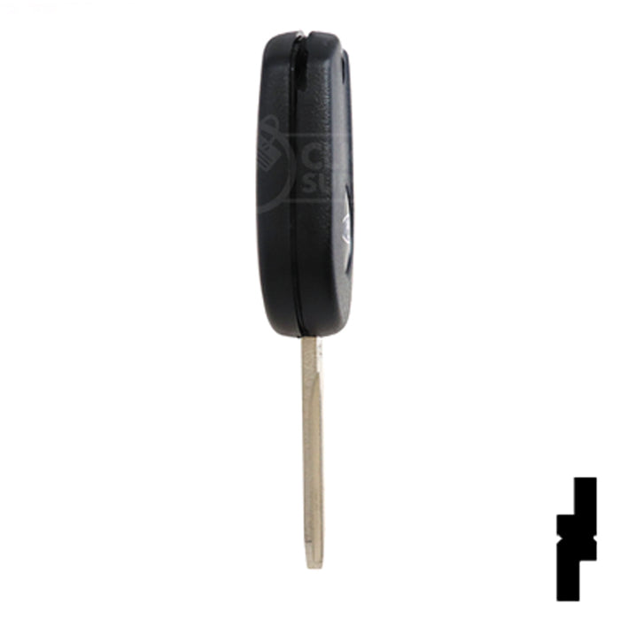 3-Button Remote Head Key w/ Ford Logo 4D-63 (80-Bit) | Ford | 5912560 Automotive Key Strattec