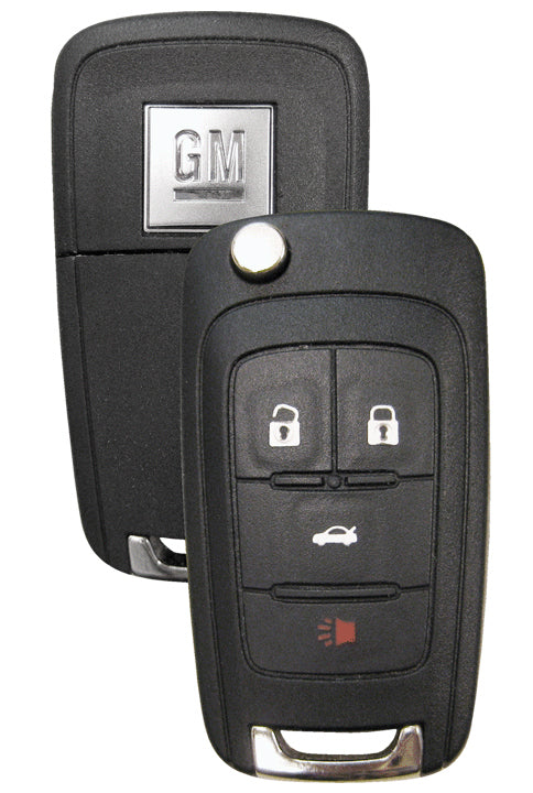 4-Button Flip Remote Head Key w/ GM Logo | GM | 5913396 Automotive Key Strattec