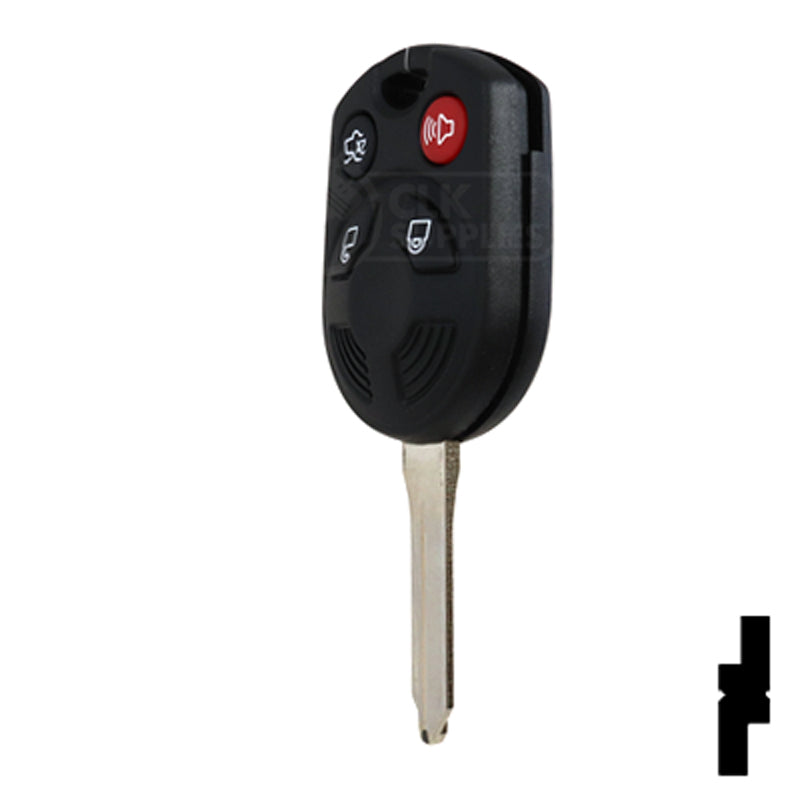 4-Button Remote Head Key w/ Ford Logo 40-Bit | Ford | 5914457 Automotive Key Strattec