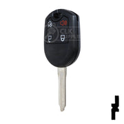 4-Button Remote Head Key w/ Ford Logo Tex 4D-63 (80-Bit) | Ford | 5912512 Automotive Key Strattec