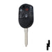 4-Button Remote Head Key w/ Ford Logo Tex 4D-63 (80-Bit) | Ford | 5912512 Automotive Key Strattec