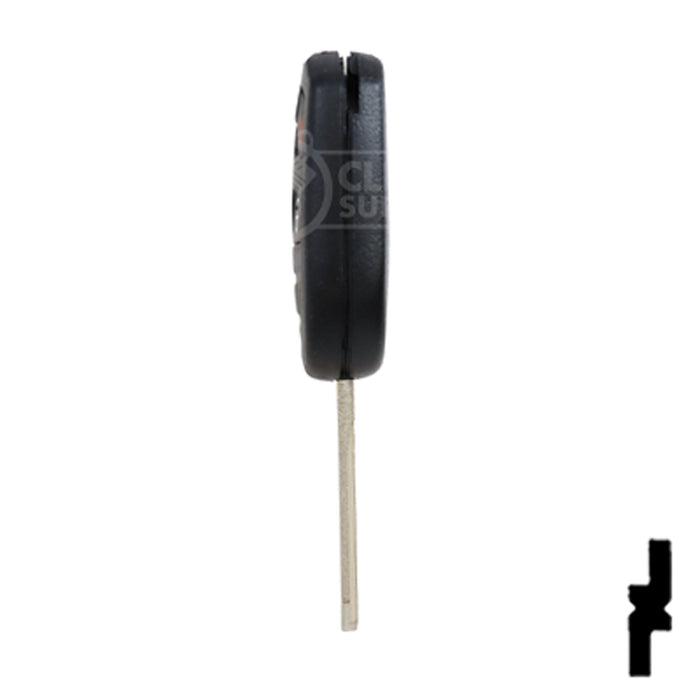 4-Button Remote Head Key w/ Ford Logo Tex 4D-63 (80-Bit) | Ford | 5912512 Automotive Key Strattec
