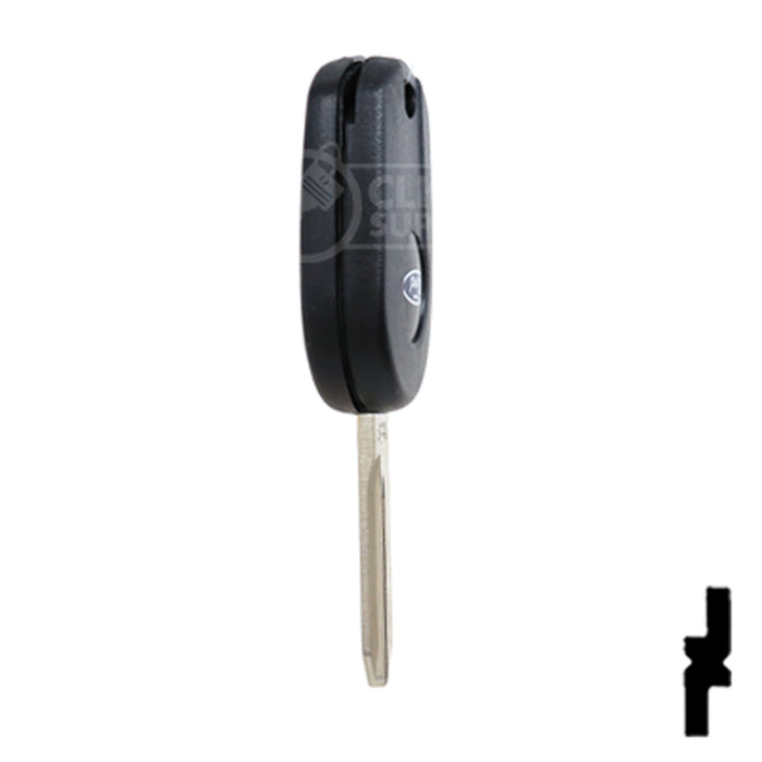 4-Button Remote Head Key w/ Ford Logo Tex 4D-63 (80-Bit) | Ford | 5912512 Automotive Key Strattec