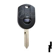 4-Button Remote Head Key w/ Ford Logo Tex 4D-63 (80-Bit) | Ford | 5912512 Automotive Key Strattec