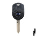4-Button Remote Head Key w/ Ford Logo Tex 4D-63 (80-Bit) | Ford | 5912512 Automotive Key Strattec