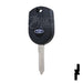 4-Button Remote Head Key w/ Ford Logo Tex 4D-63 (80-Bit) | Ford | 5912512 Automotive Key Strattec