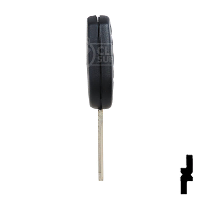 4-Button Remote Head Key w/ Ford Logo Tex 4D-63 (80-Bit) | Ford | 5912512 Automotive Key Strattec