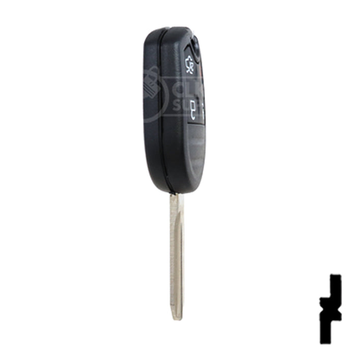 4-Button Remote Head Key w/ Ford Logo Tex 4D-63 (80-Bit) | Ford | 5912512 Automotive Key Strattec