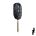 4-Button Remote Head Key w/ Ford Logo Tex 4D-63 (80-Bit) | Ford | 5912512 Automotive Key Strattec