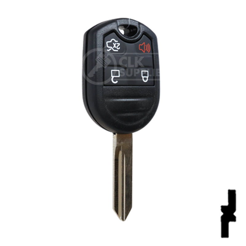 4-Button Remote Head Key w/ Ford Logo Tex 4D-63 (80-Bit) | Ford | 5912512 Automotive Key Strattec