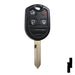 4-Button Remote Head Key w/ Lincoln Logo | Lincoln | 5921295 Automotive Key Strattec